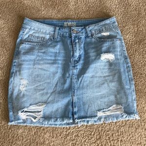 Brand: Rewash Denim skirt with slit